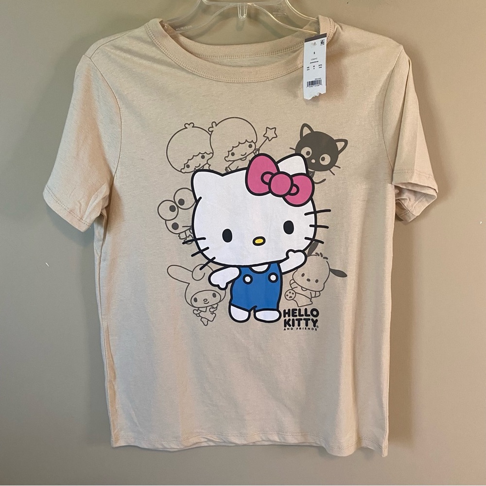 Sanrio Cream Hello Kitty Short Sleeve Tee